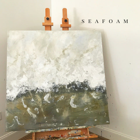 Seafoam shoreline