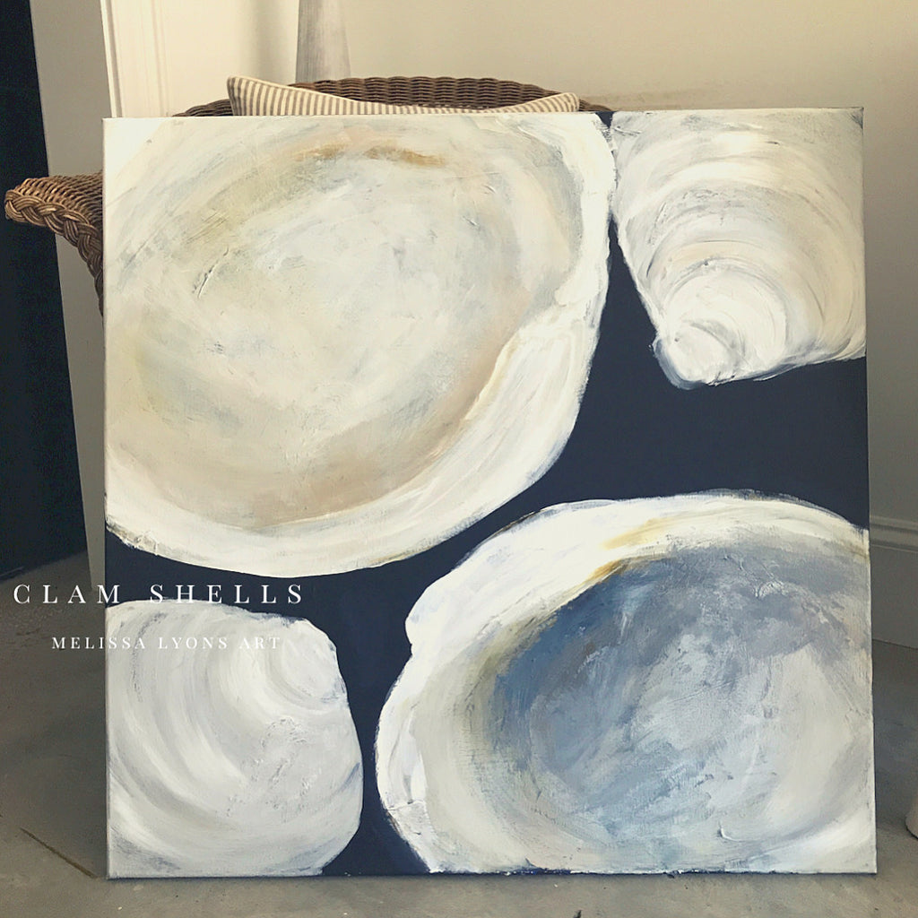 Clam shells – Melissa Lyons Art