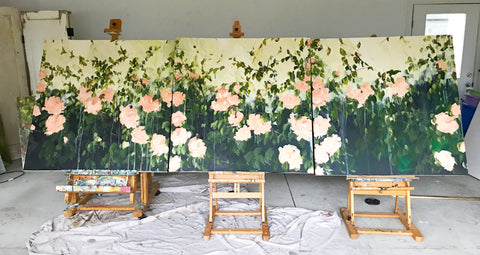 HUGE rose garden 48 x 144