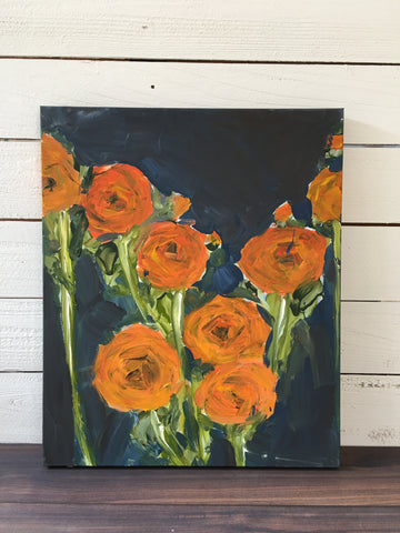 orange Ranunculus