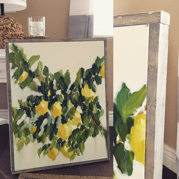 lemon tree branch – Melissa Lyons Art