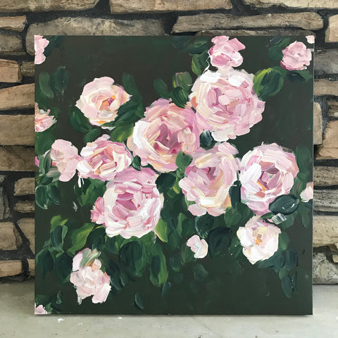 Brushstroke roses